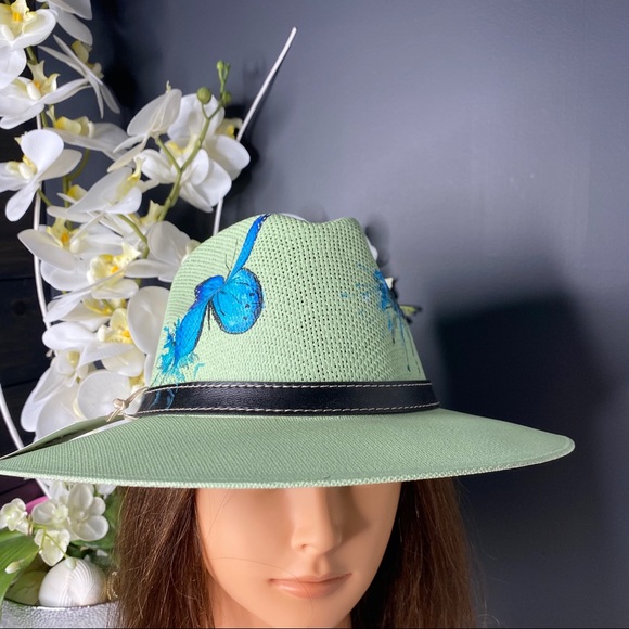 Hand painted hat - Picture 3 of 5